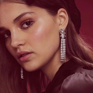 NWT For Love and Lemons Fiona Crystal Earrings Jewelry FL&L